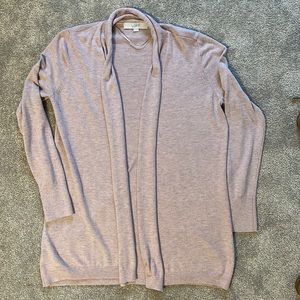 Loft mauve cardigan